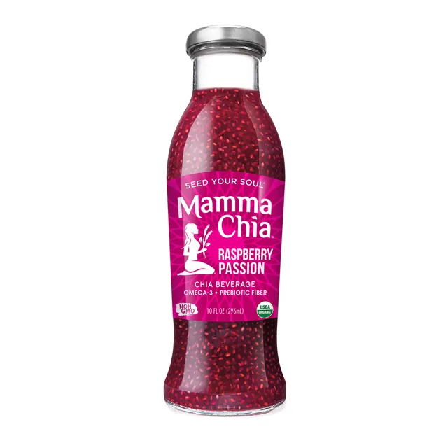 Mamma Chia Raspberry Passion Organic Chia Beverage