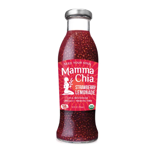 Mamma Chia Strawberry Lemonade Organic Chia Beverage