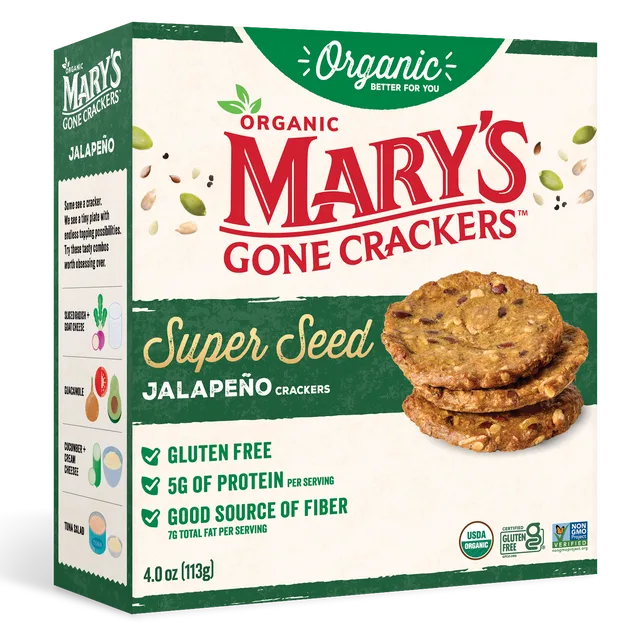 Mary’s Gone Crackers Jalapeño Crackers