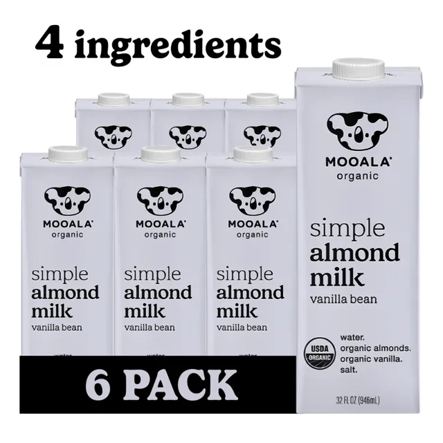 Mooala Simple Vanilla Bean Almondmilk