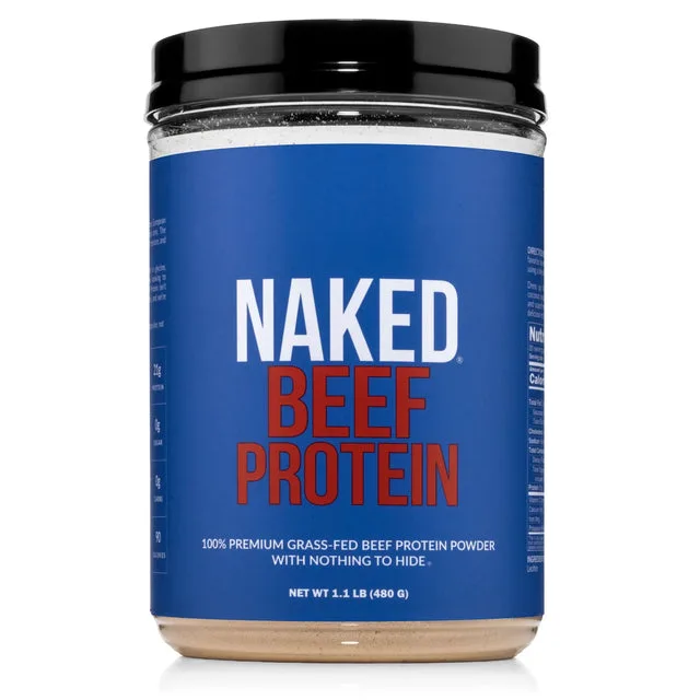 Naked Nutrition Beef Protein Powder | Naked Beef Protein - 1.1LB