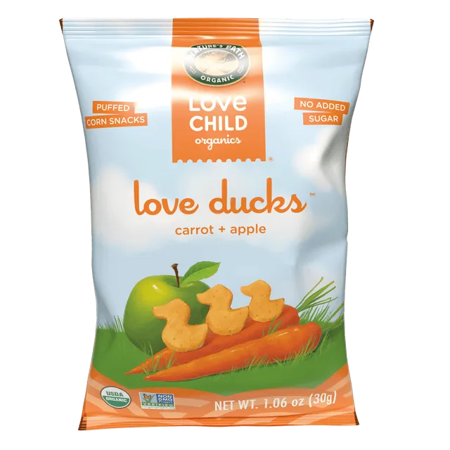 Love Child Organics Love Child Organics Love Ducks Carrot + Apple Gluten Free