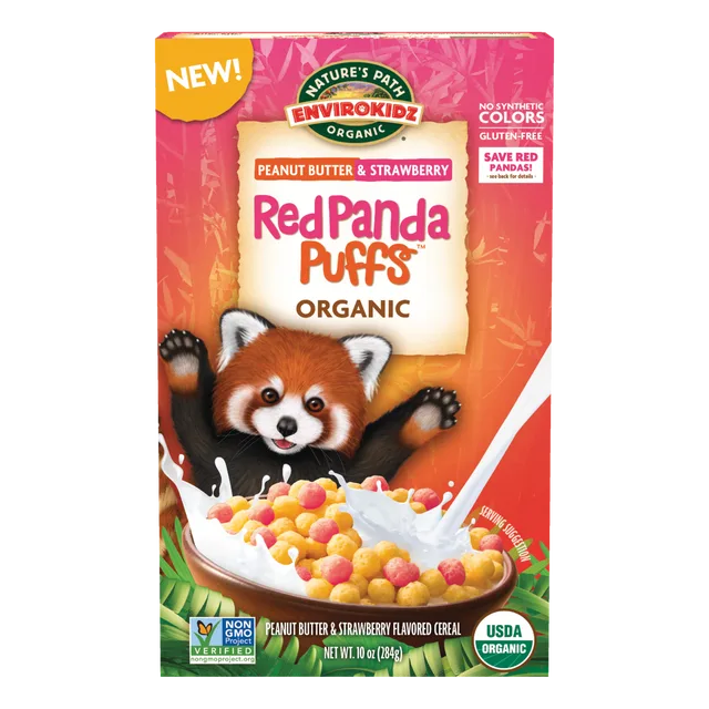 EnviroKidz EnviroKidz Organic Red Panda Puffs® Cereal