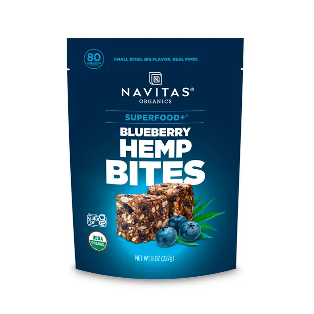 Navitas Organics Superfood+ Blueberry Hemp BITES