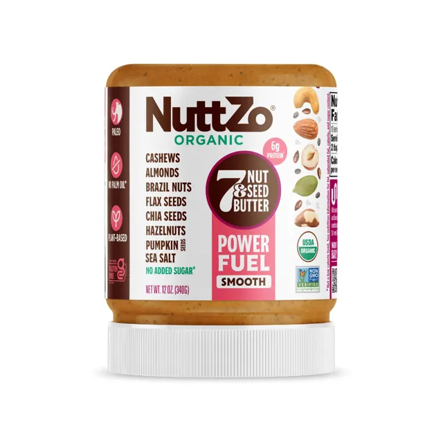 NUTTZO 12oz Organic Paleo Power Fuel Smooth