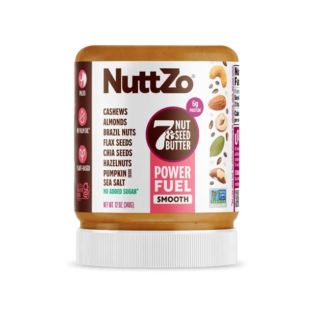 NUTTZO 12oz Natural Paleo Power Fuel Smooth
