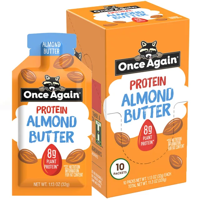 Once Again Almond Butter Protein Packets, 10 Count