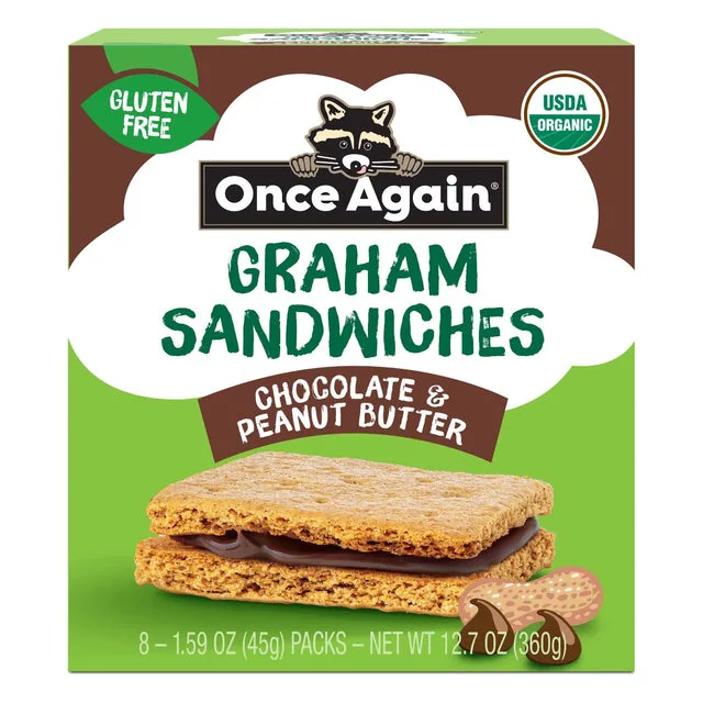 Once Again Chocolate & Peanut Butter Graham Sandwiches