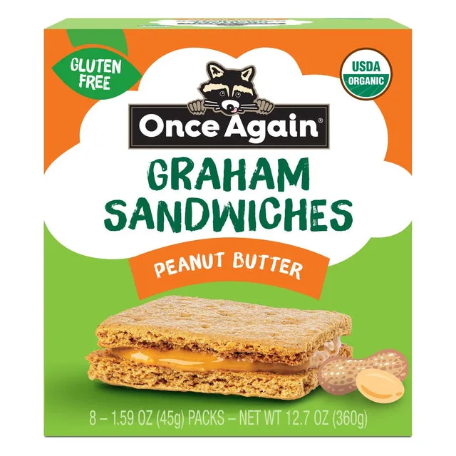 Once Again Peanut Butter Graham Sandwiches