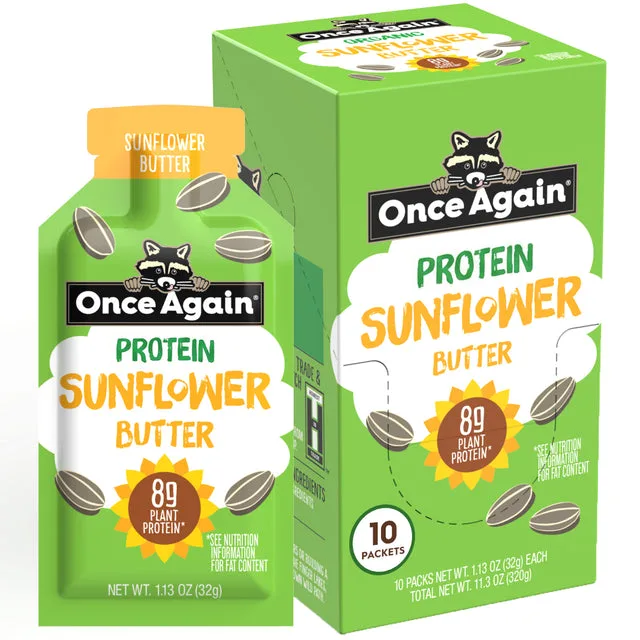Once Again Sunflower Butter Protein Packets, 10 Count