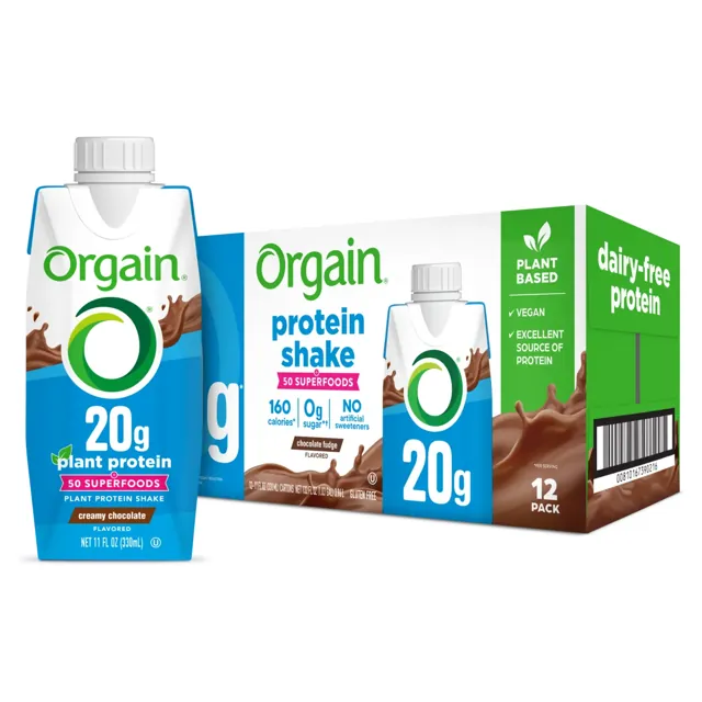 Orgain 20g Plant Protein + 50 Superfoods Shakes