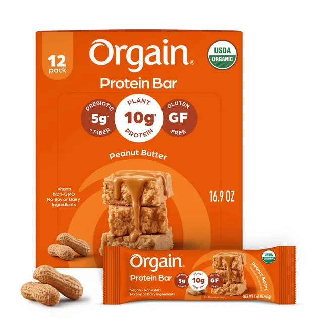 Orgain Organic Protein Bar - Peanut Butter