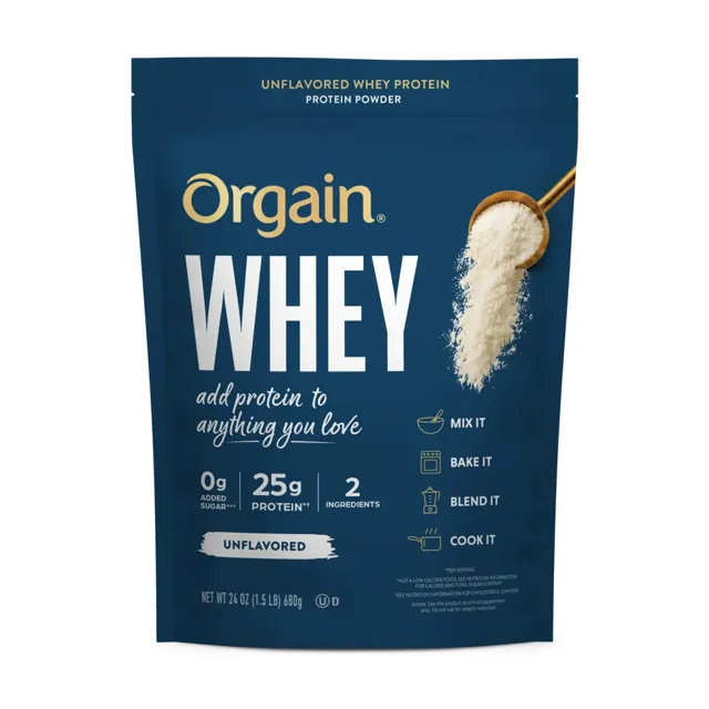 Orgain Whey Protein Powder - Unflavored