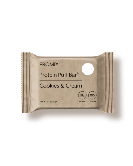 Promix Cookies and Cream Protein Puff Bars