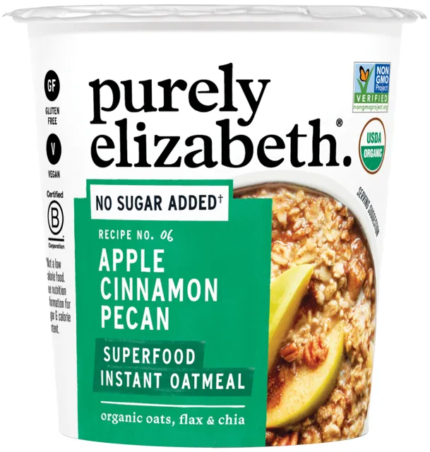 Purely Elizabeth Apple Cinnamon Pecan Superfood Oat Cup