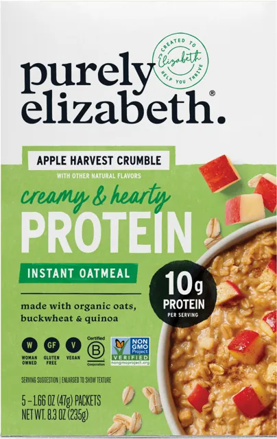 Purely Elizabeth Apple Harvest Crumble Protein Oatmeal