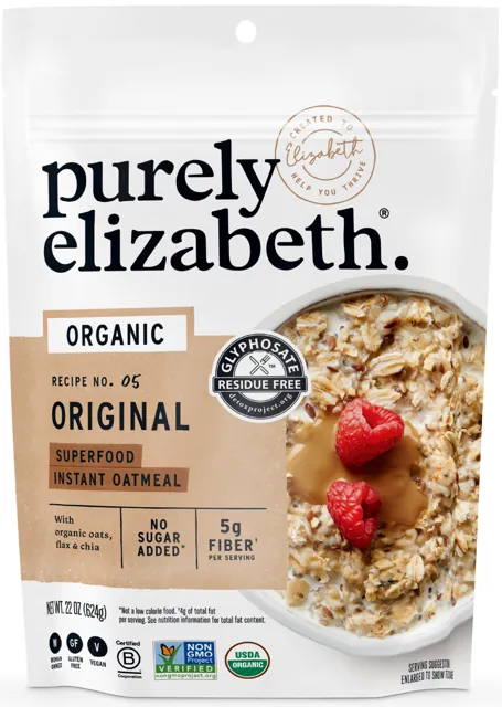 Purely Elizabeth Original Superfood Oatmeal Pouch 22oz