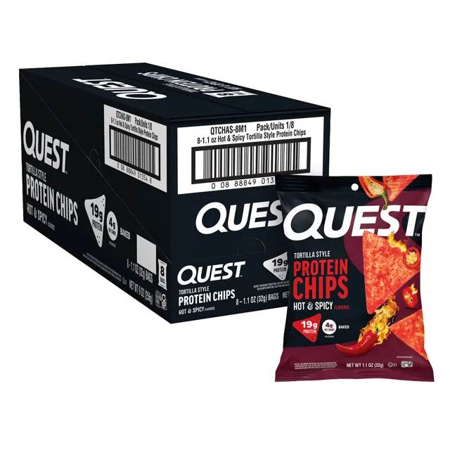 Quest Nutrition Hot & Spicy Tortilla Style Protein Chips