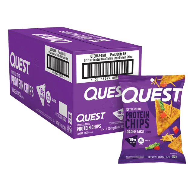 Quest Nutrition Loaded Taco Tortilla Style Protein Chips