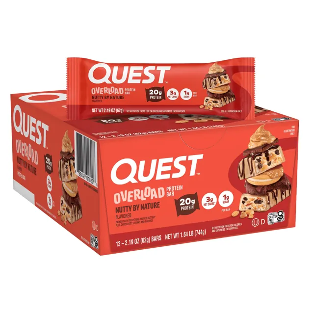 Quest Nutrition Nutty By Nature Overload Bar