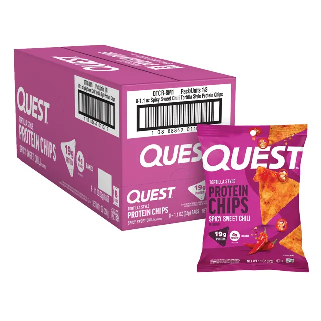Quest Nutrition Spicy Sweet Chili Tortilla Style Protein Chips