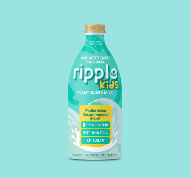 Ripple Foods Ripple Kids Refrigerated Unsweetened Original Milk