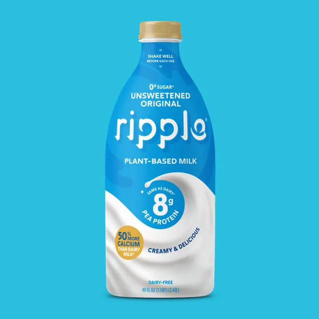 Ripple Foods Ripple Refrigerated Unsweetened Original Milk