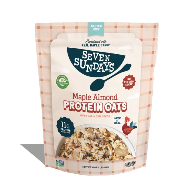 Seven Sundays Maple Almond Protein Oats, 16oz