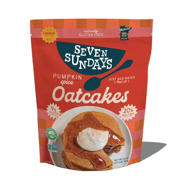 Seven Sundays Pumpkin Spice Oatcakes