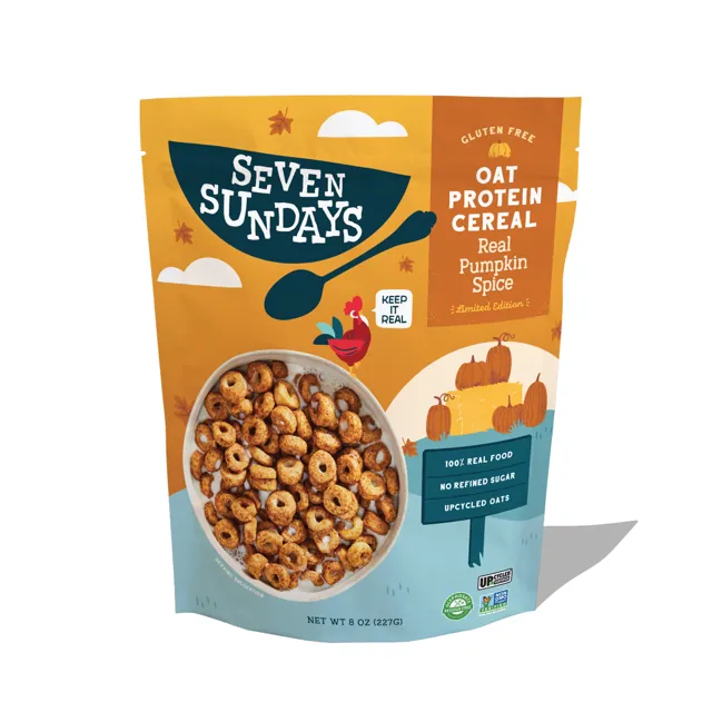 Seven Sundays Real Pumpkin Spice Oat Protein Cereal