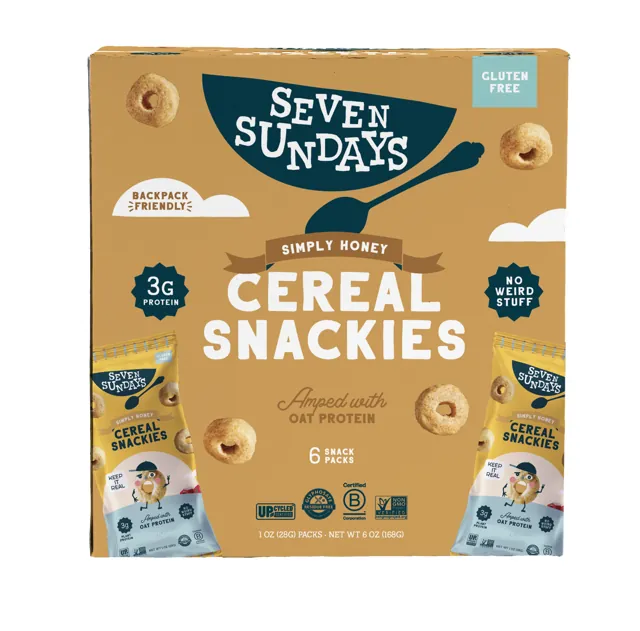 Seven Sundays Simply Honey Cereal Snackies 6oz