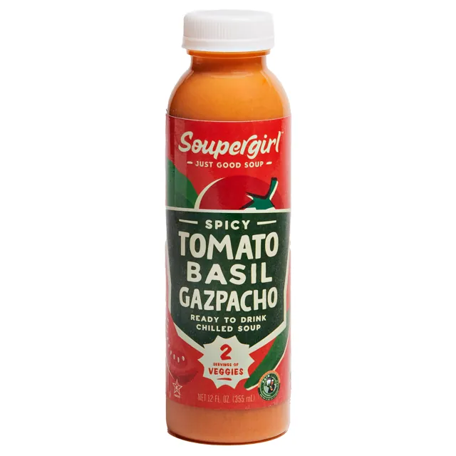 Souper Girl Spicy Tomato Basil Gazpacho