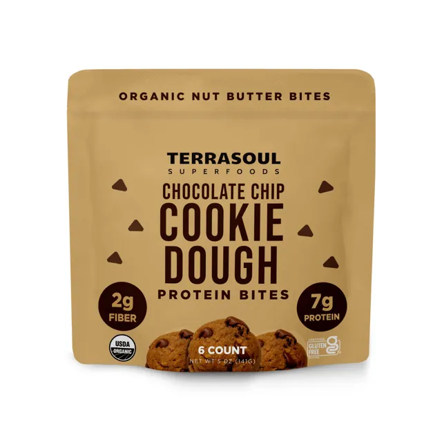 Terrasoul Superfoods Protein Bites - Chocolate Chip Cookie Dough