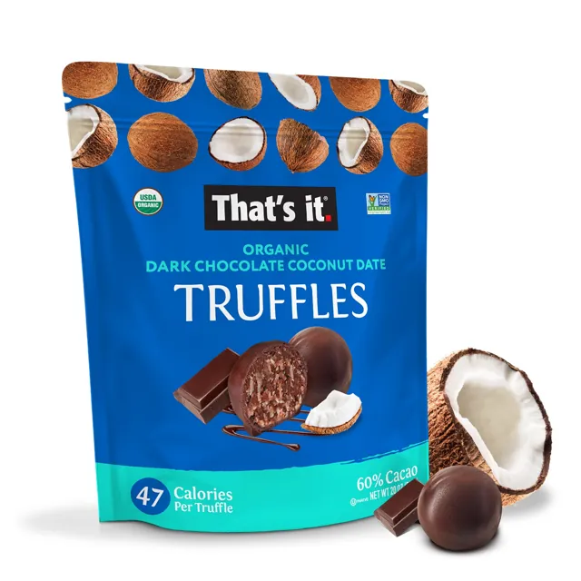 That's it. Organic Dark Chocolate Coconut Date Truffles (20 oz)
