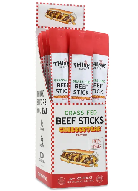 Think Jerky Philly Cheesesteak Beef Stick