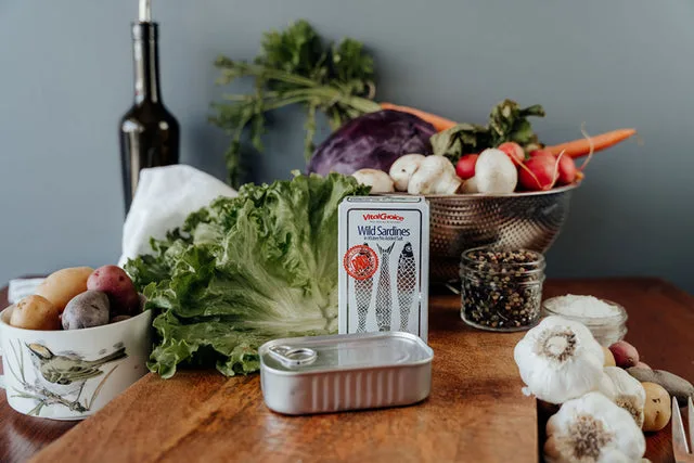 US Wellness Meats Sardines in Spring Water - 4.4 oz pkg