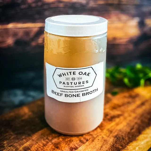 White Oak Pastures Grassfed Beef Bone Broth