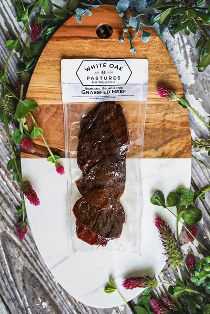 White Oak Pastures Grassfed Beef Rum Jerky
