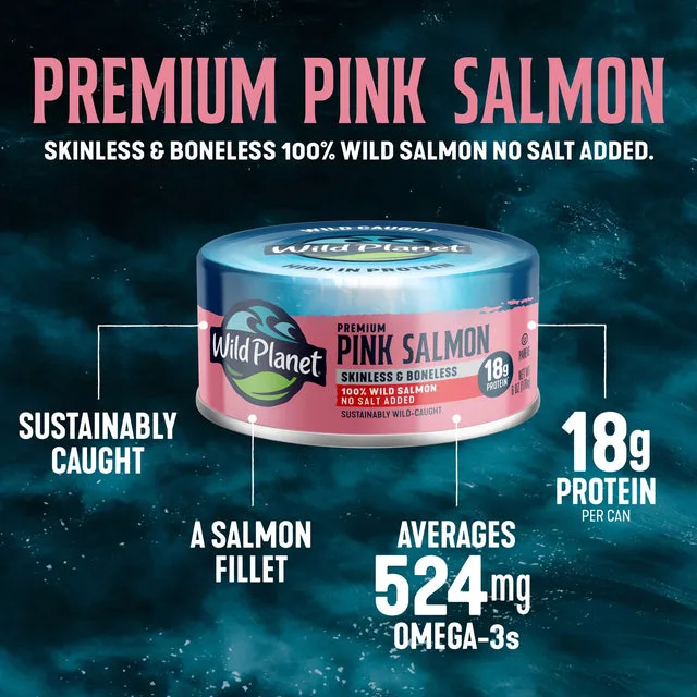Wild Planet Wild Pink Salmon No Salt Added