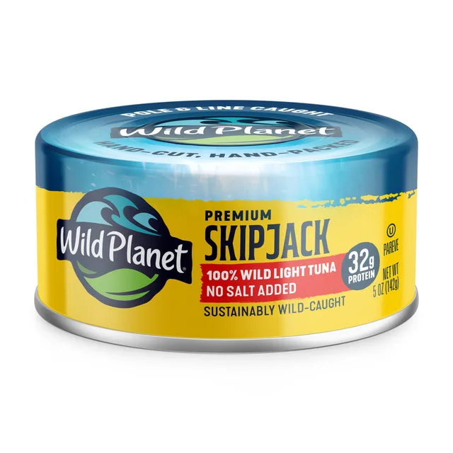 Wild Planet Skipjack Wild Tuna No Salt Added