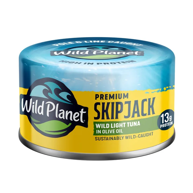 Wild Planet Skipjack Solid Light Wild Tuna in Pure Olive Oil