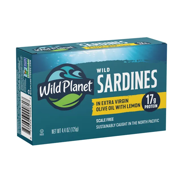Wild Planet Wild Sardines In Extra Virgin Olive Oil with Lemon