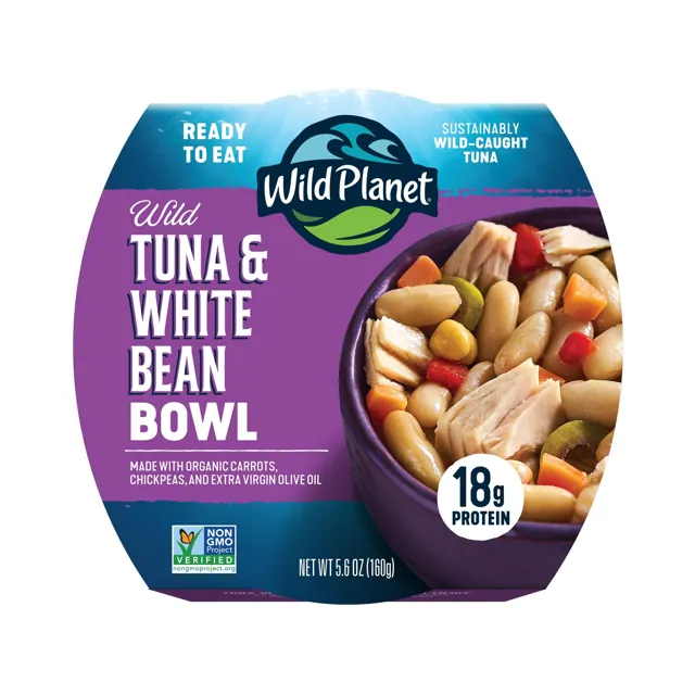 Wild Planet Wild Tuna & White Bean Bowl Ready-To-Eat Meal