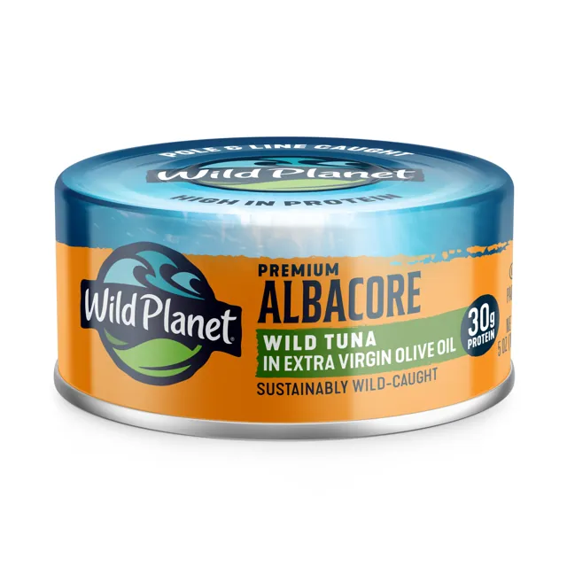 Wild Planet Premium Wild Albacore Tuna in Extra Virgin Olive Oil