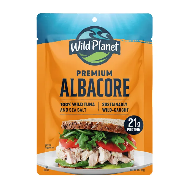 Wild Planet Premium Wild Albacore Tuna Single-Serve Pouch
