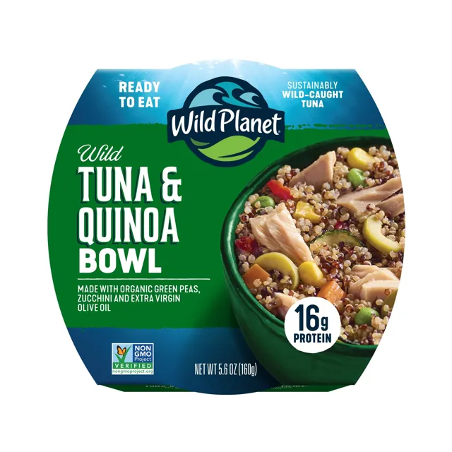 Wild Planet Wild Tuna & Quinoa Bowl Ready-To-Eat Meal