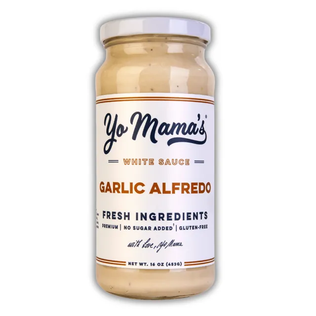 Yo Mama's Foods Roasted Garlic Alfredo Sauce