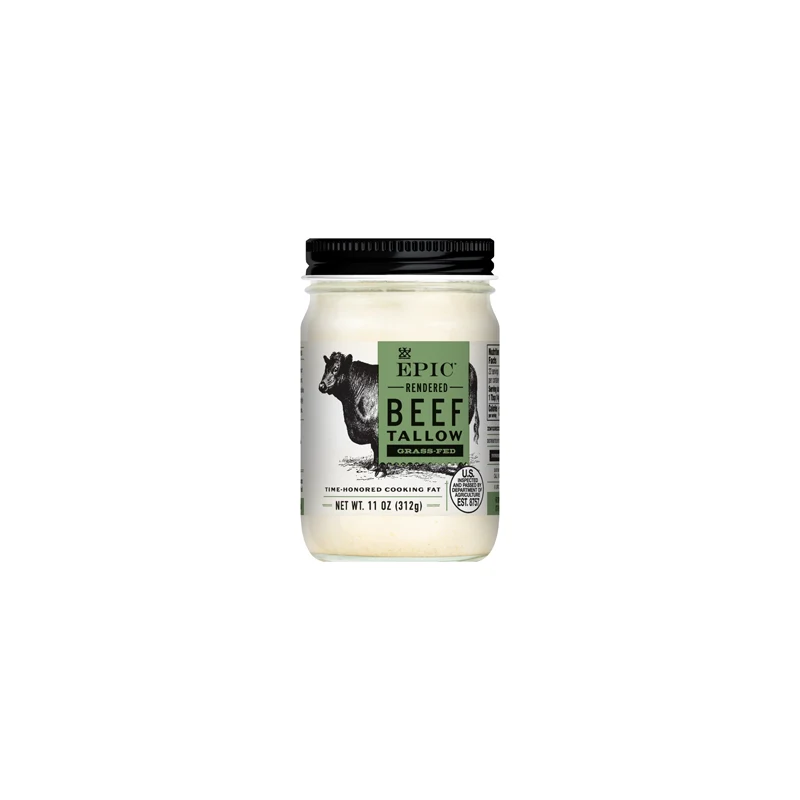 EPIC Provisions Grass Fed Beef Tallow, Box of 6