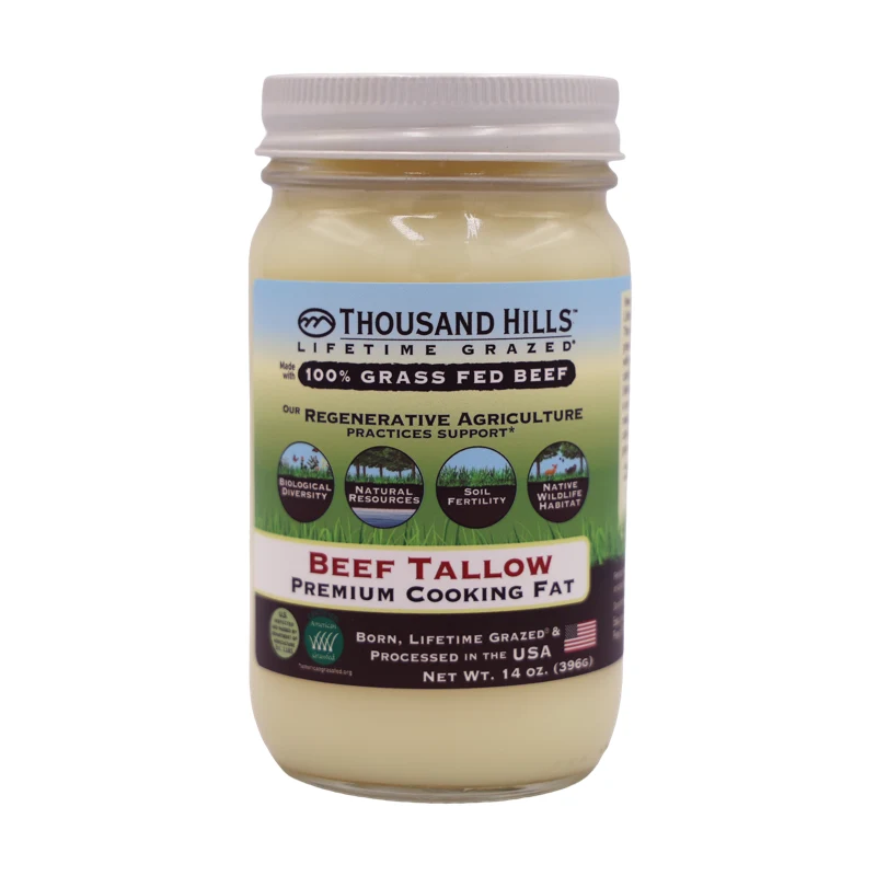 Thousand Hills Lifetime Grazed Premium Shelf Stable Beef Tallow